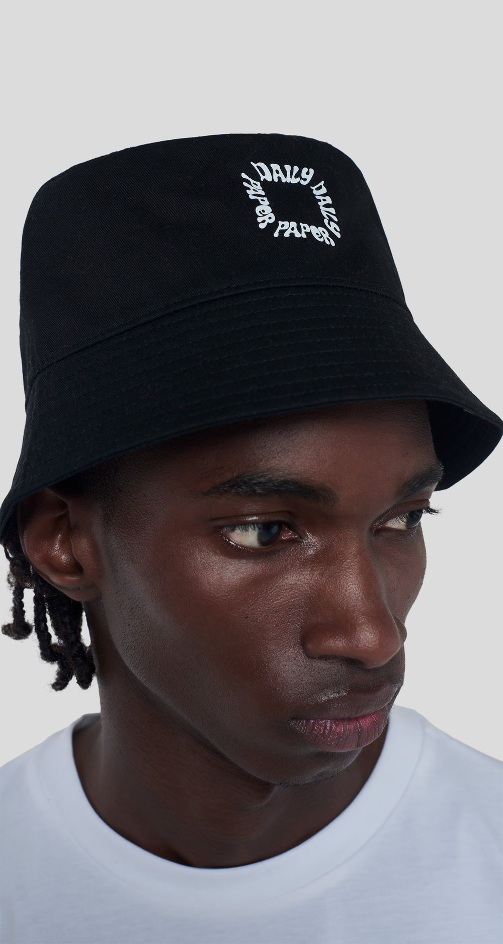 DP - Black Pobu Bucket Hat - Men - Front Rear