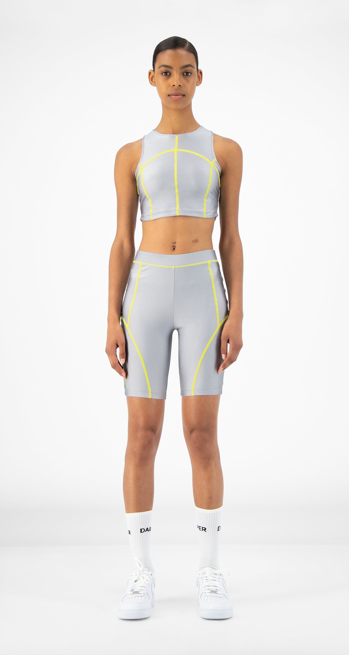 Daily Paper - Silver Resymetric Vest - Wmn Front