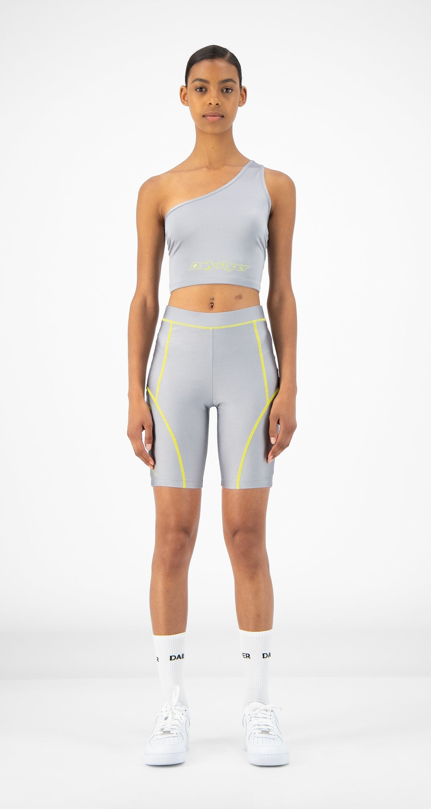 Daily Paper - Silver Resymetric Top - Wmn Front