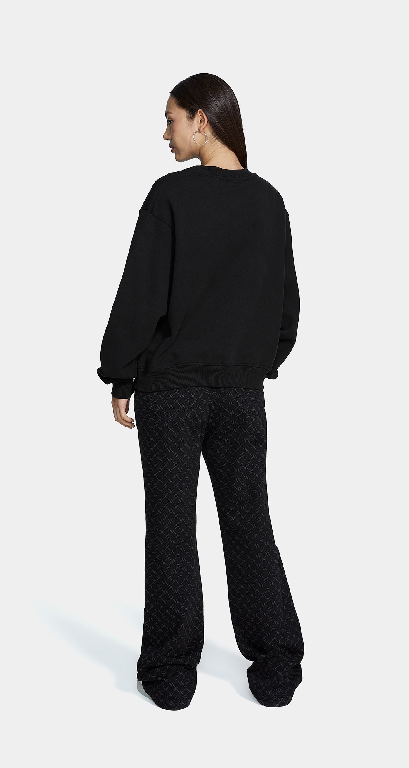 DP - Black Hoji Sweater - Wmn - Rear