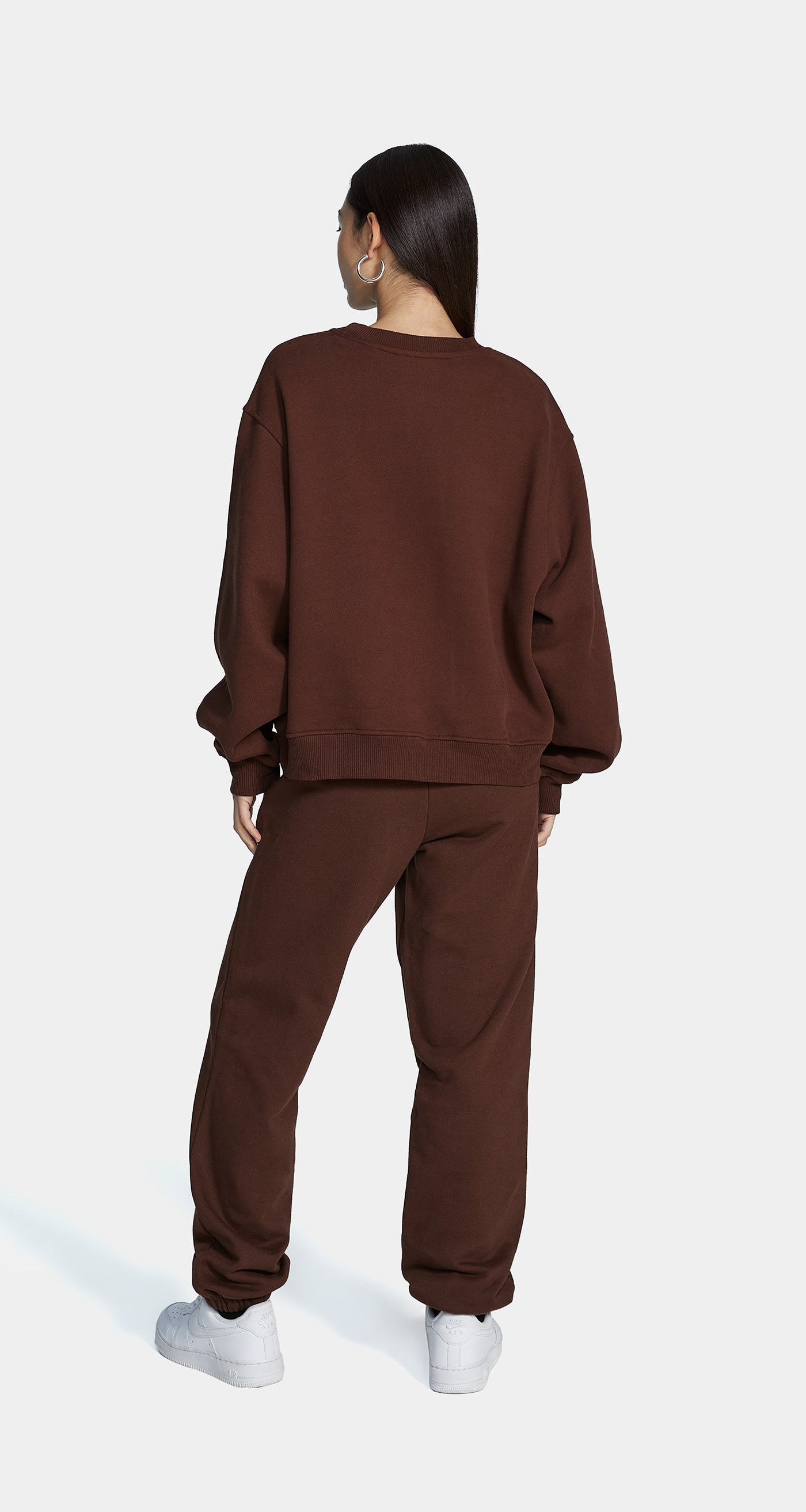 DP - Chocolate Brown Howell Jog Pants - Wmn - Rear