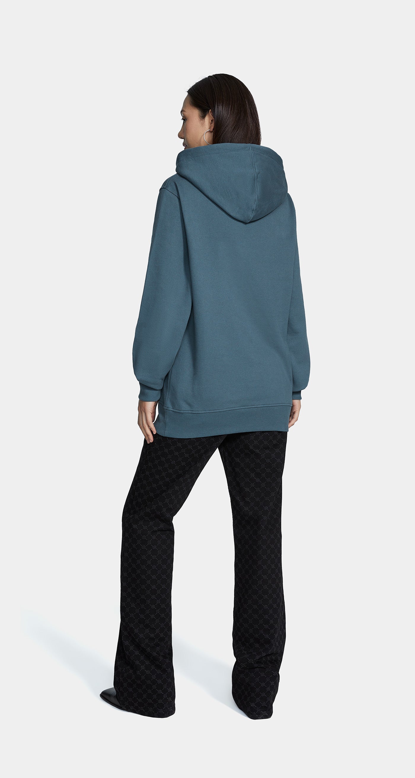 DP - Teal Blue Holt Hoody - Wmn - Rear