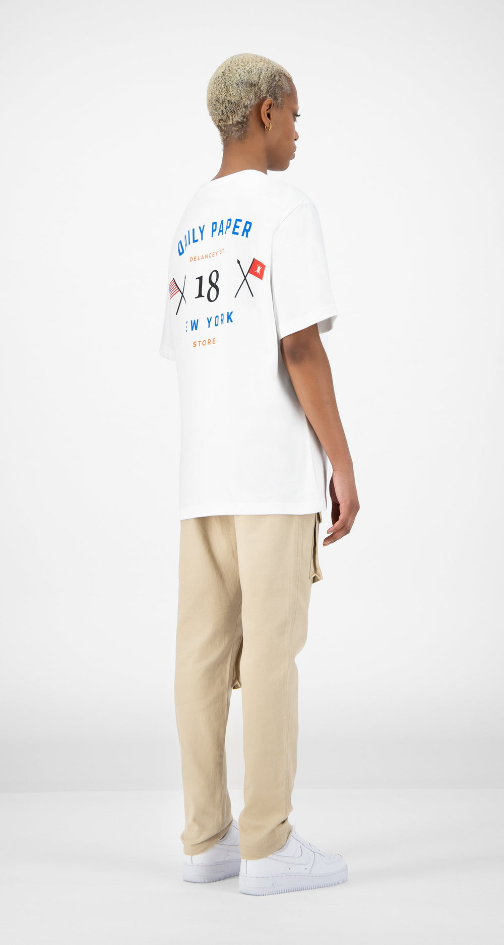 DP - White NYC Store T-Shirt - wmn - rear