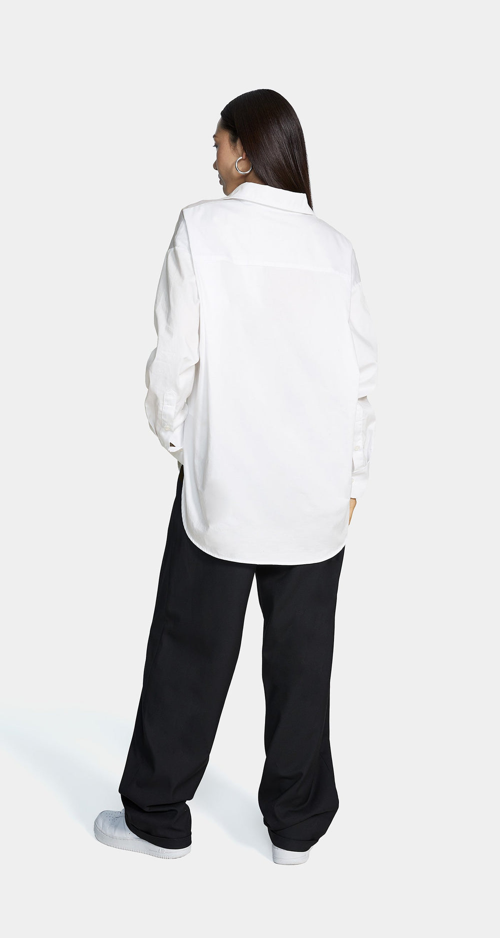 DP - White Holly Blouse - Wmn - Rear