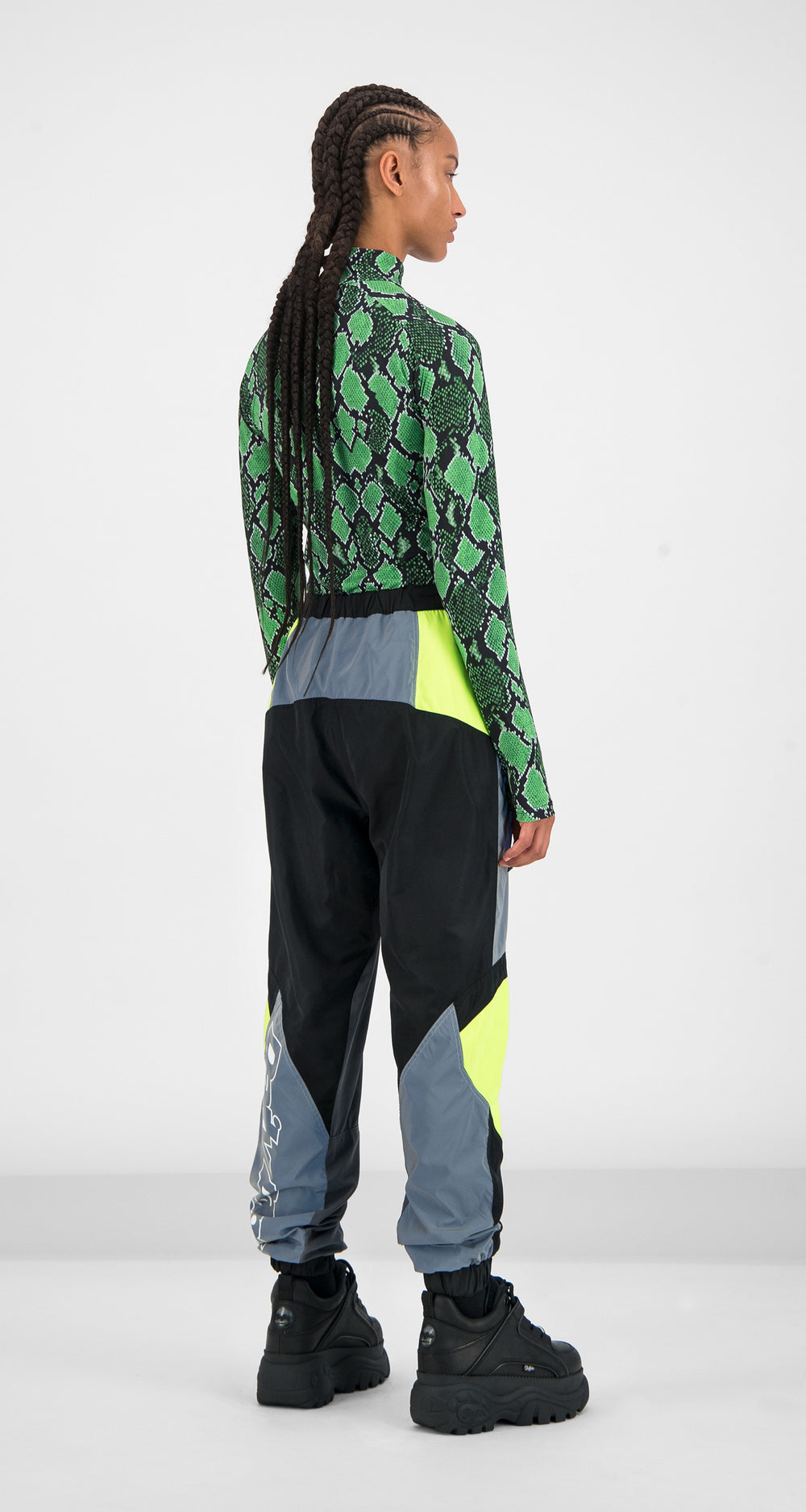 DP - Yellow Grey Girt Pants - Wmn - Rear