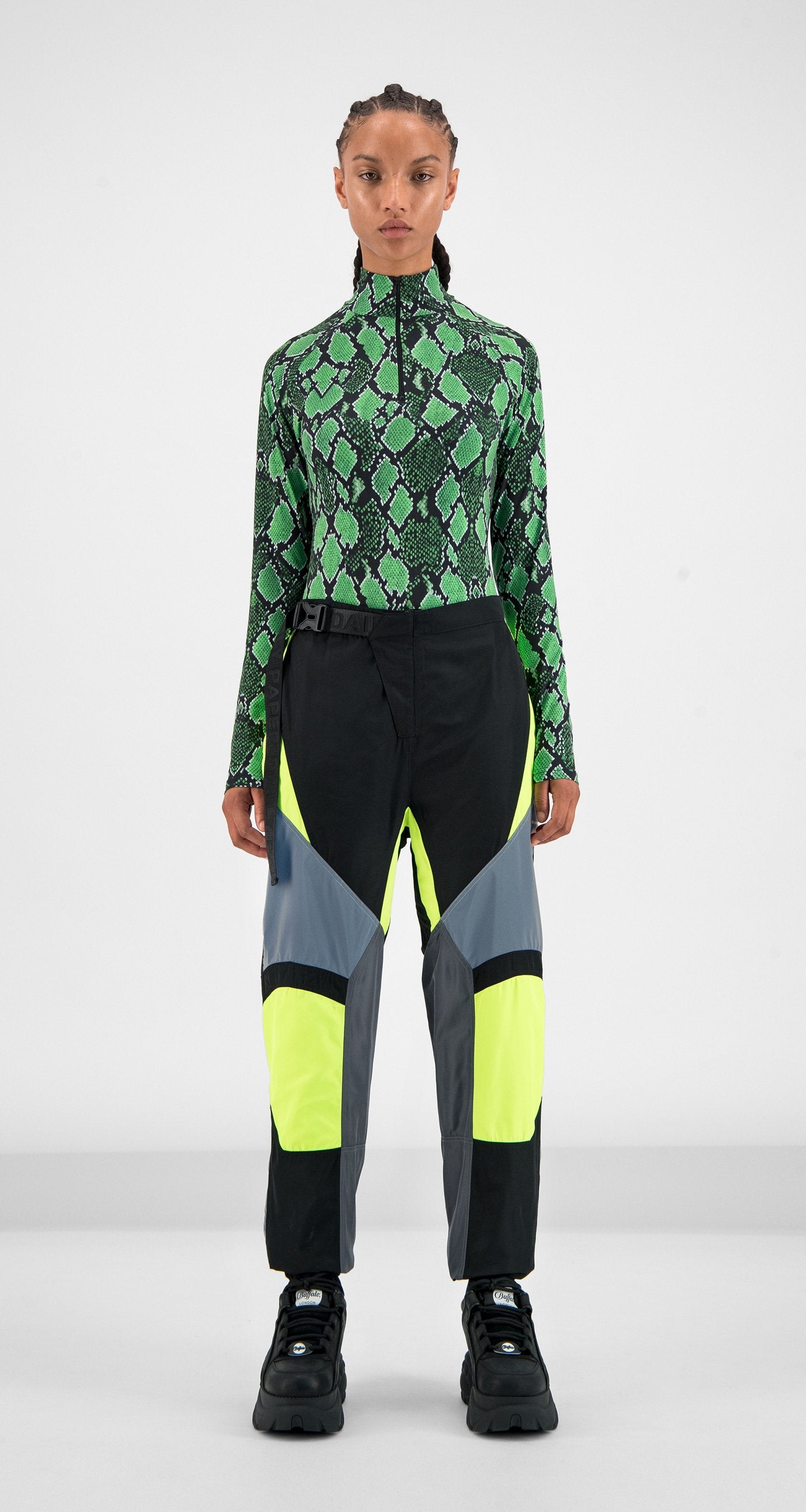 DP - Yellow Grey Girt Pants - Wmn