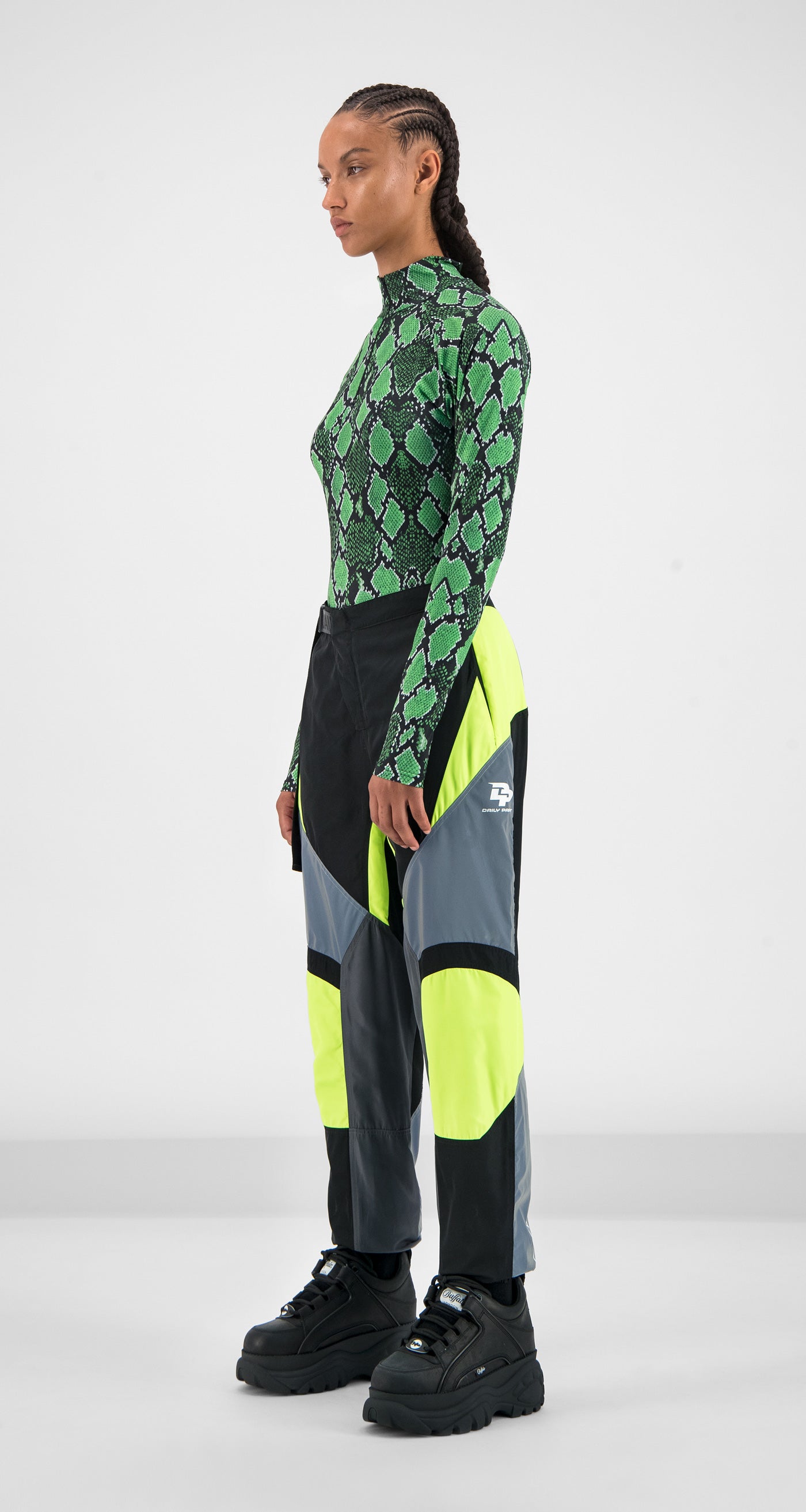 DP - Yellow Grey Girt Pants - Wmn