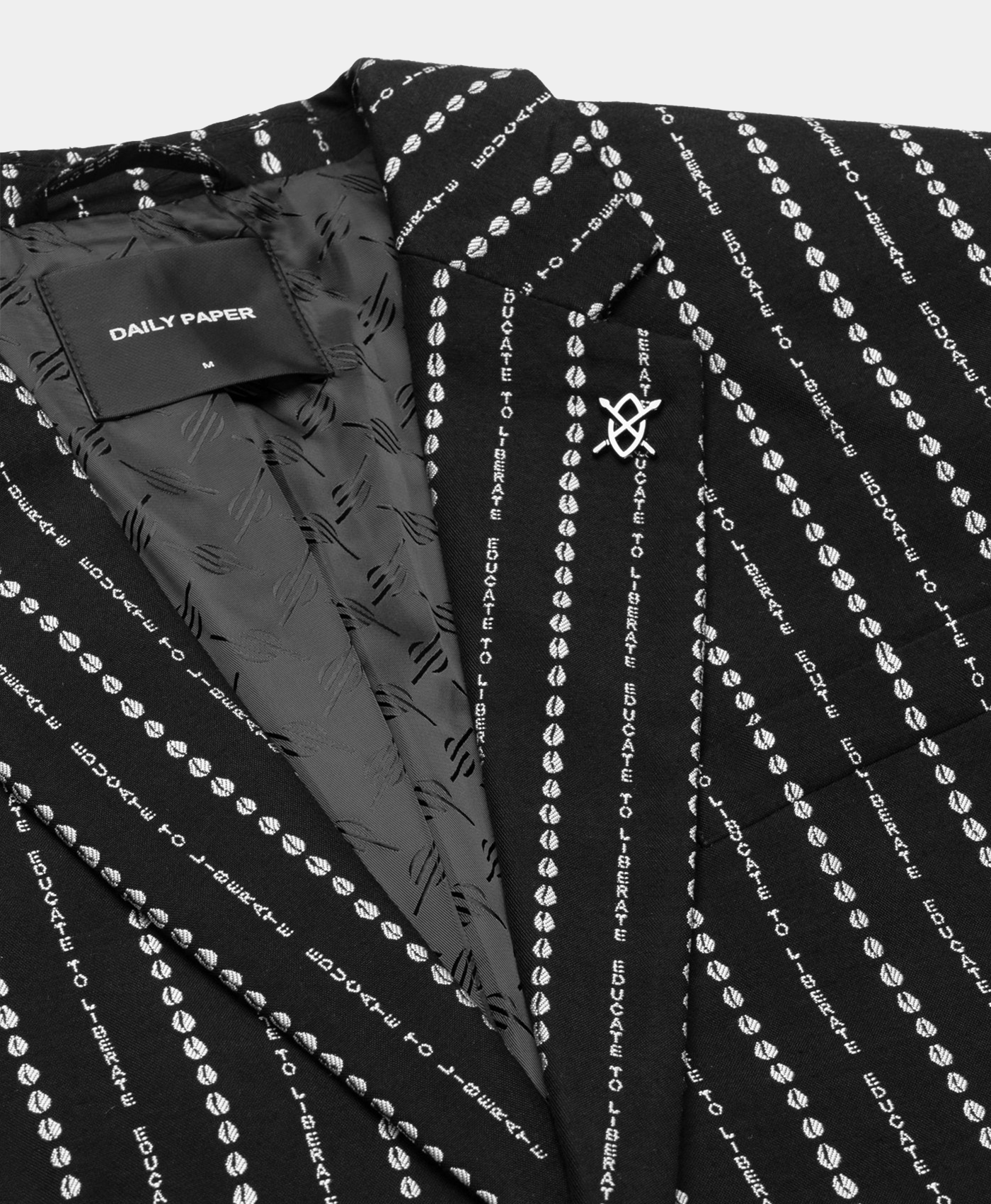 DP - Black Pinstripe Malick Blazer - Packshot