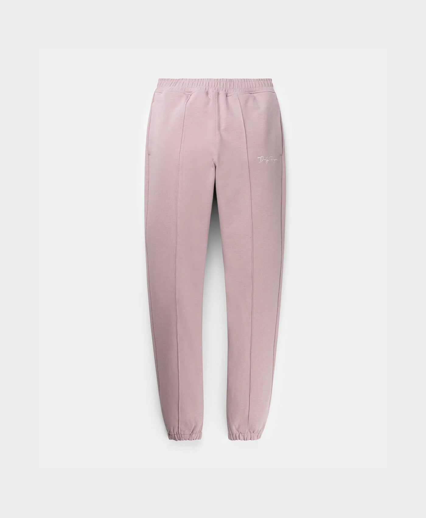 DP - Elderberry Pink Ety Script Jog Pants - Packshot - Front