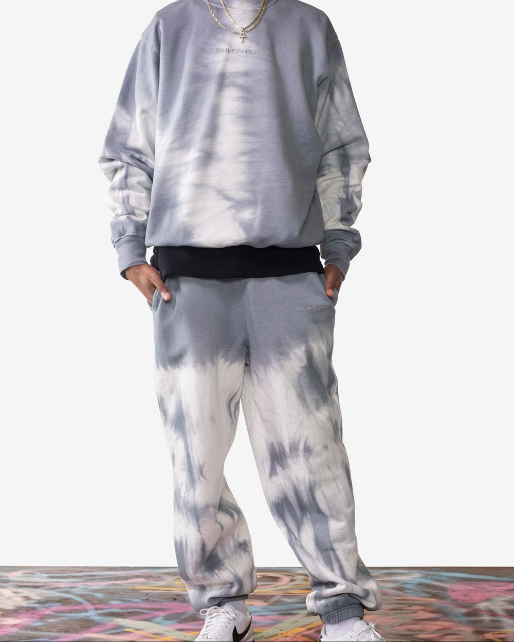 Daily Paper - Smoke Grey Len Pants - Men Rear