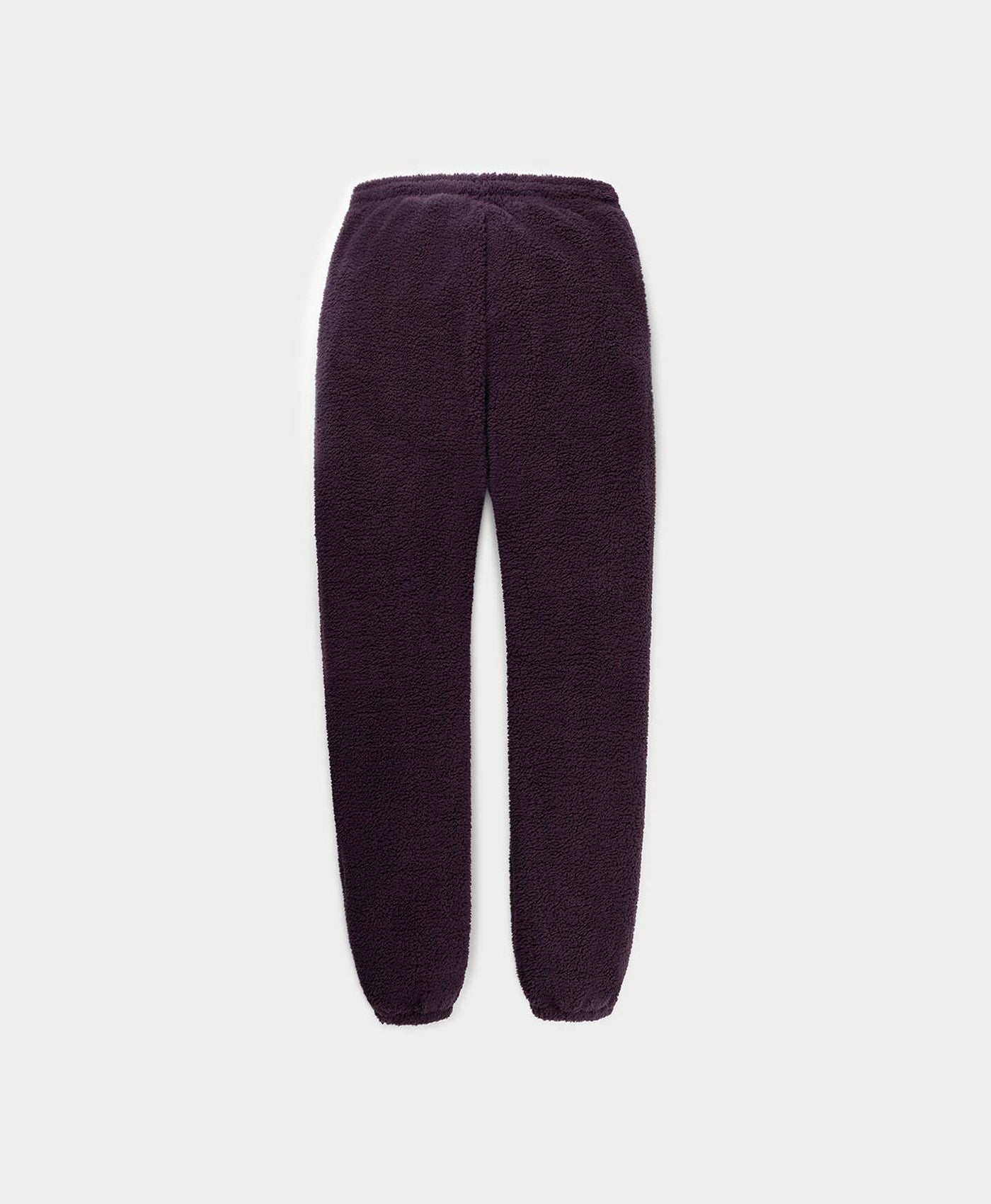 DP - Plum Perfect Purple Sherpa Natine Trackpants - Packshot - Rear