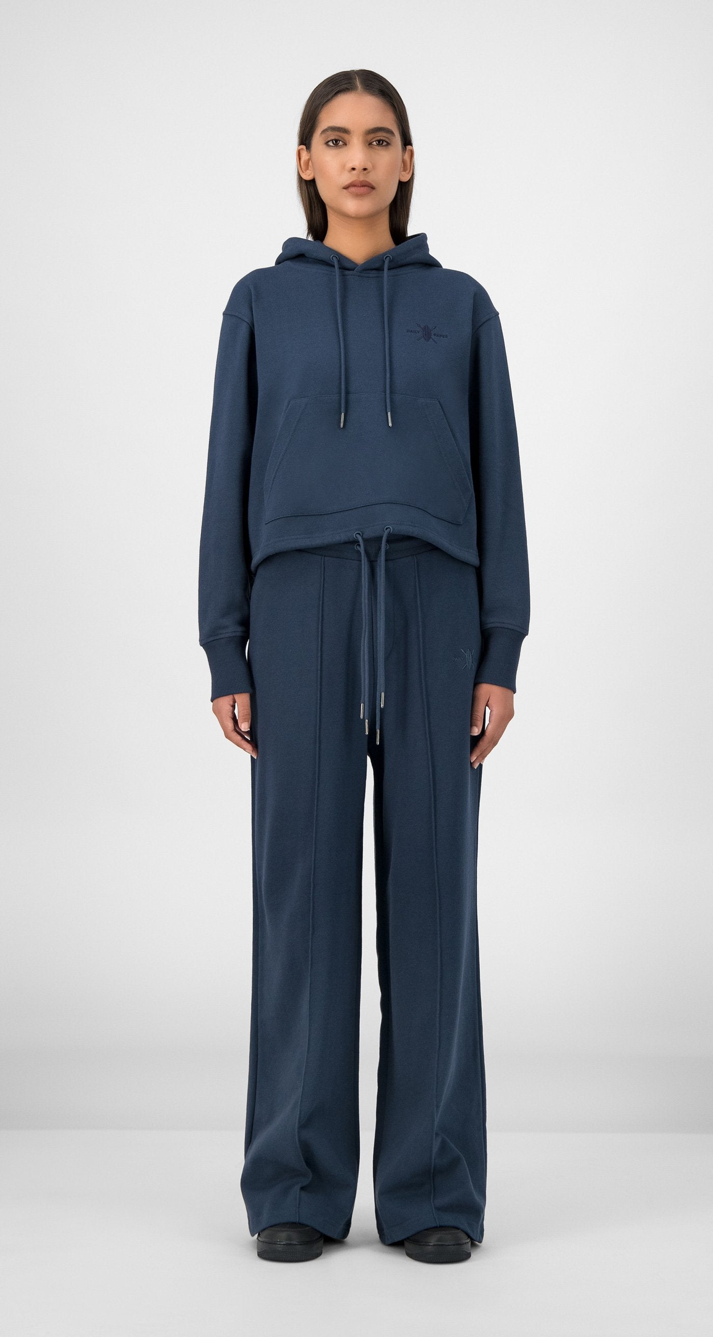 Daily Paper - Navy Gowa Hoody Wmn Front