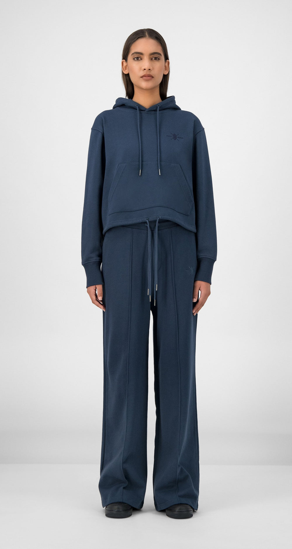 Daily Paper - Navy Gowa Hoody Wmn Front