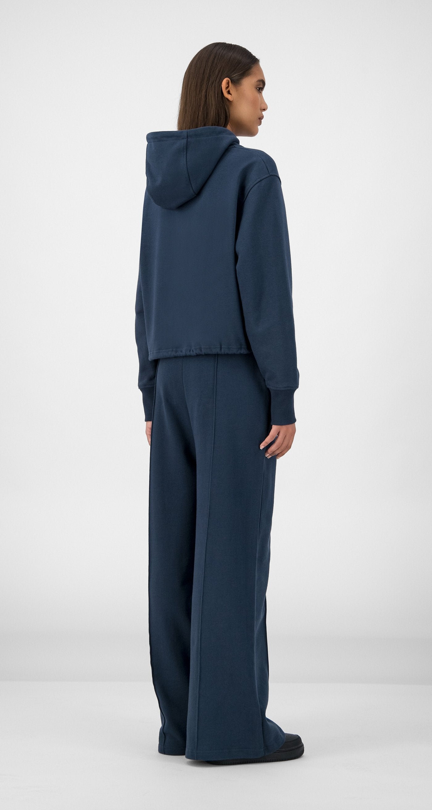Daily Paper - Navy Gowa Hoody Wmn Rear