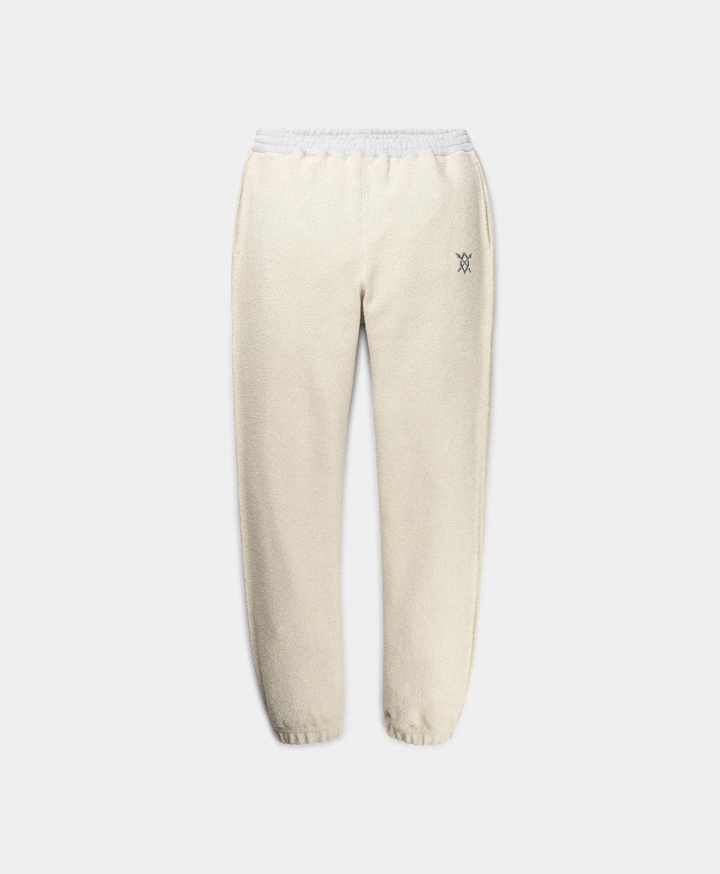 DP - Grey Melange Off White Nemar Pants - Packshot - Front