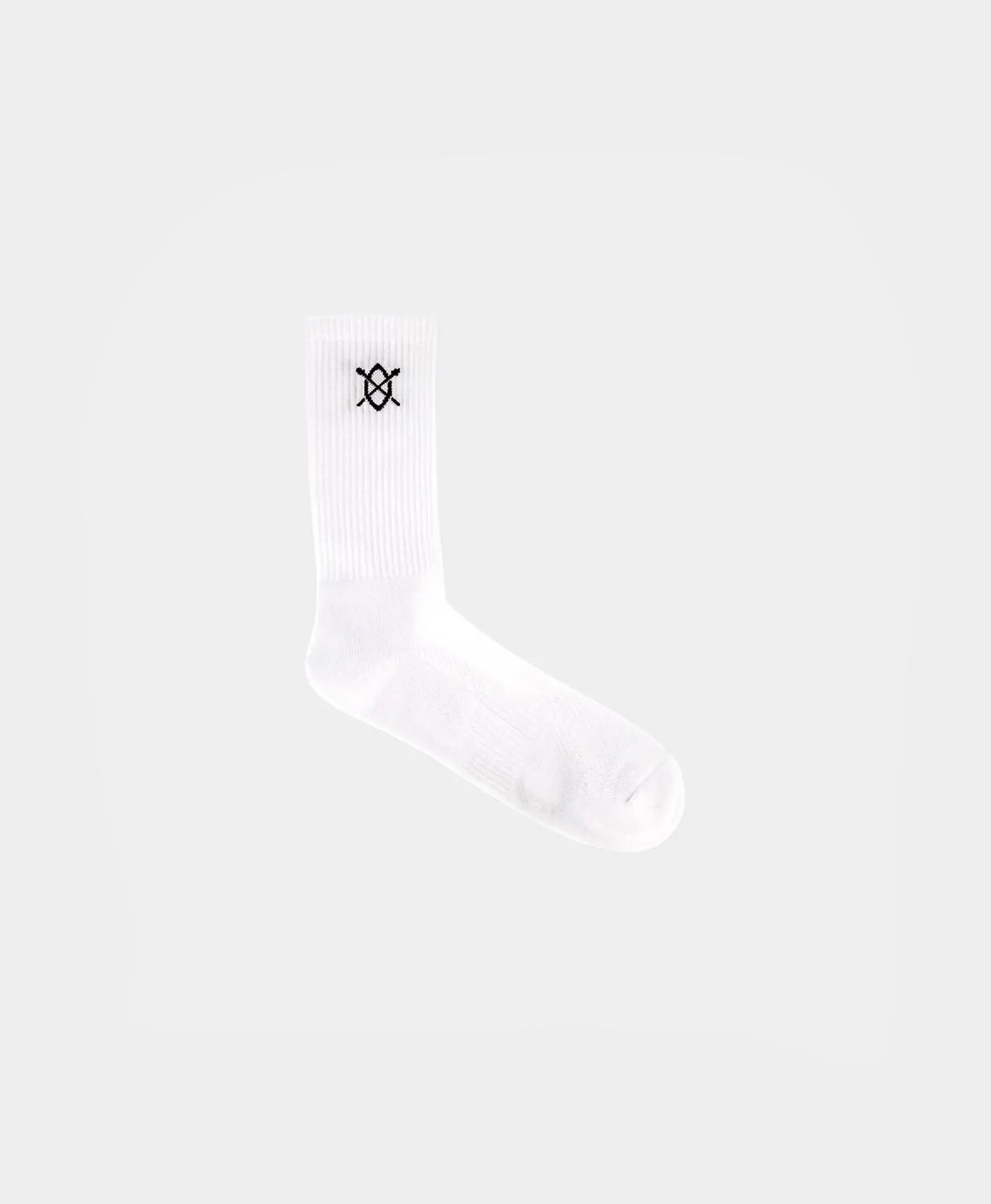 DP - White Essential Logo Socks - Packshot - Front